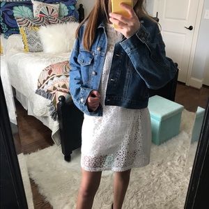 RVCA white lace dress